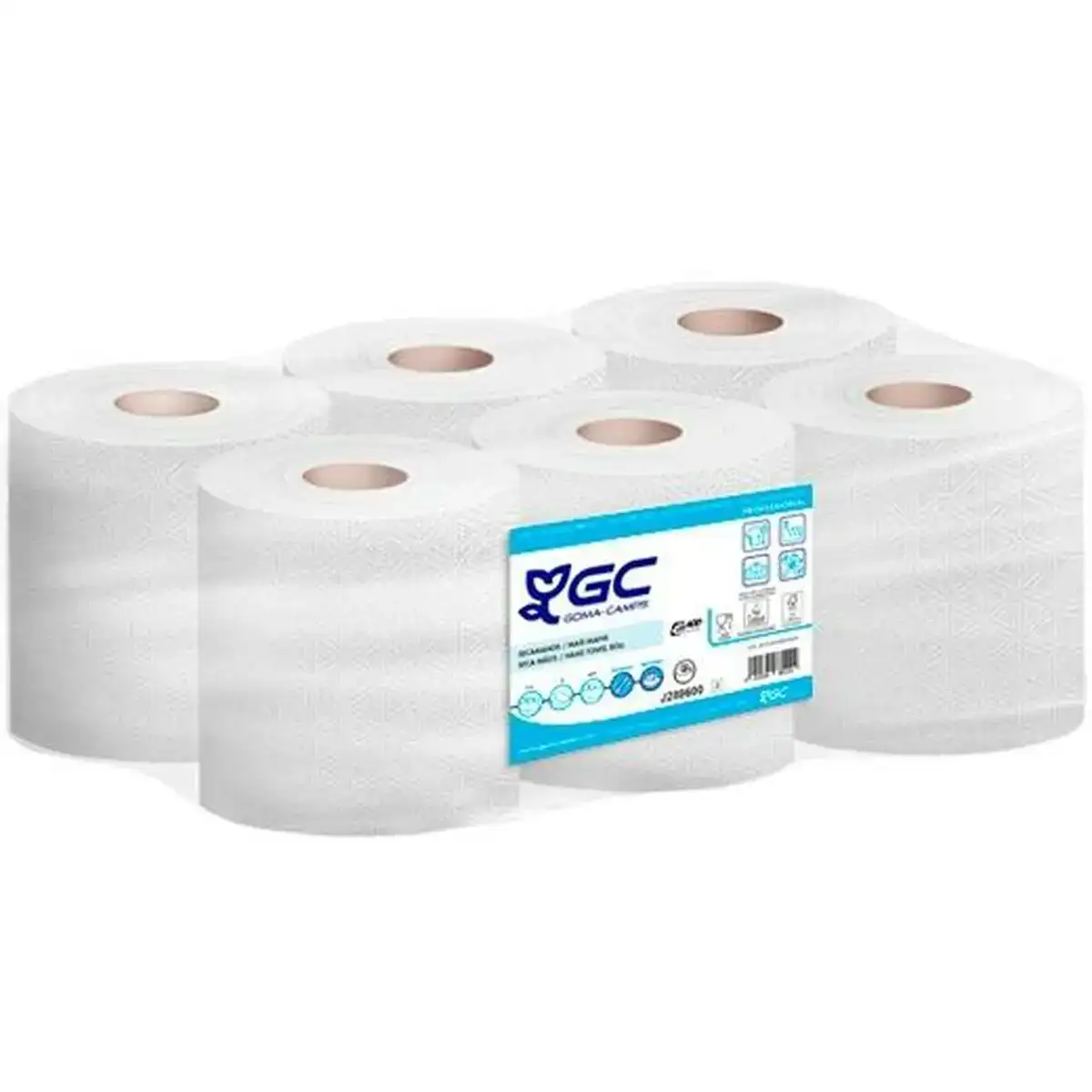 Serviettes en papier gc 143 m blanc 6 unites _8622. DIAYTAR COTE D'IVOIRE - Là où le Shopping devient une Fête des Sens. Plongez dans notre univers et choisissez des produits qui éveillent votre goût pour l'esthétique et l'authenticité.