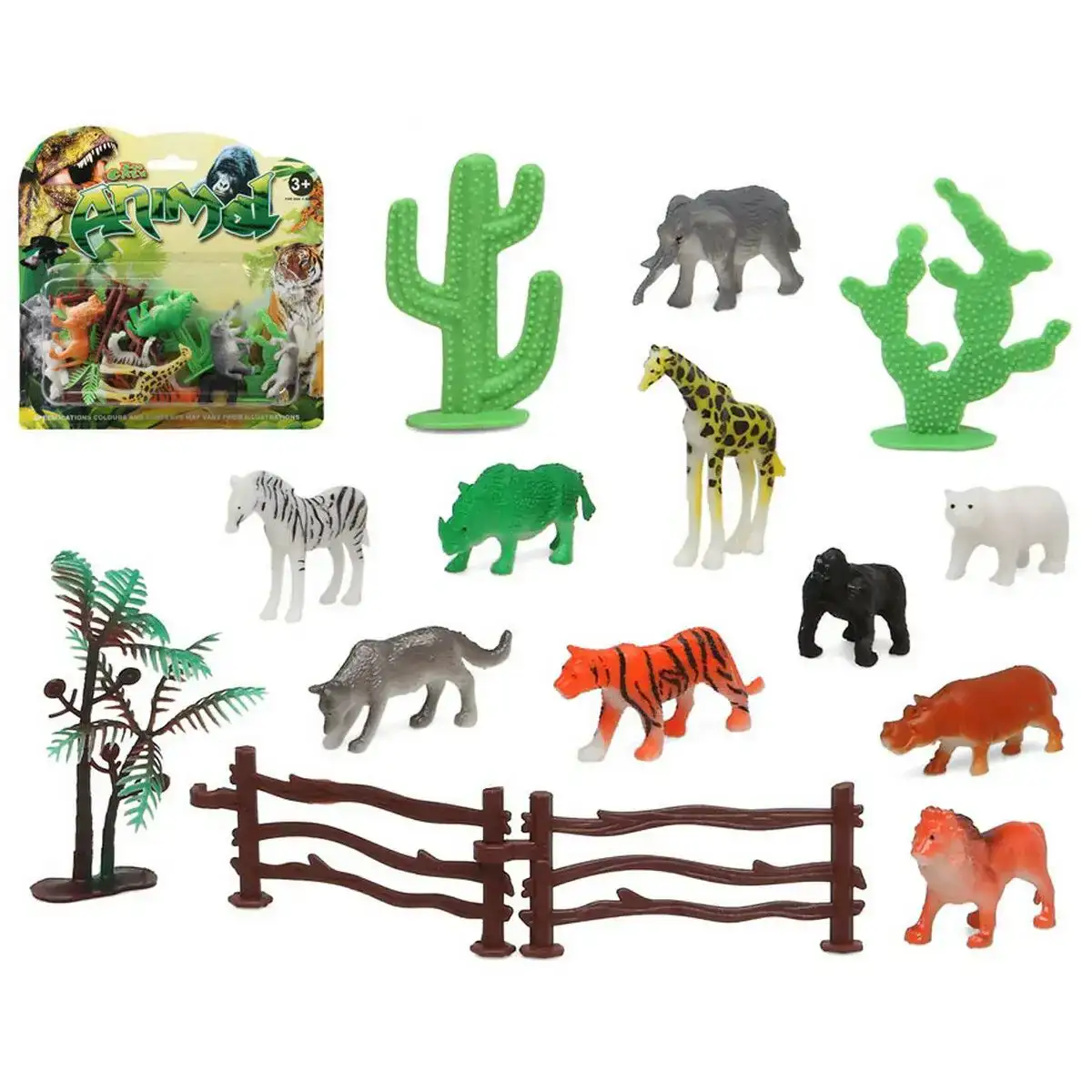 Set animaux sauvages jungle 15 pieces_5096. DIAYTAR COTE D'IVOIRE - Où Choisir Devient une Expression de Soi. Découvrez notre boutique en ligne et trouvez des articles qui révèlent votre personnalité et votre style.