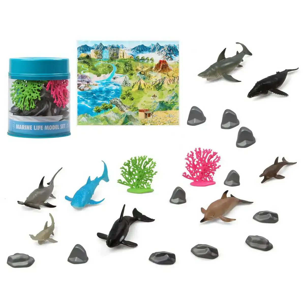Set animaux sauvages ocean 22 pieces _2139. DIAYTAR COTE D'IVOIRE - Votre Paradis Shopping au Cœur du Côte d'Ivoire. Explorez notre boutique en ligne et découvrez des produits conçus pour enchanter chaque aspect de votre vie.