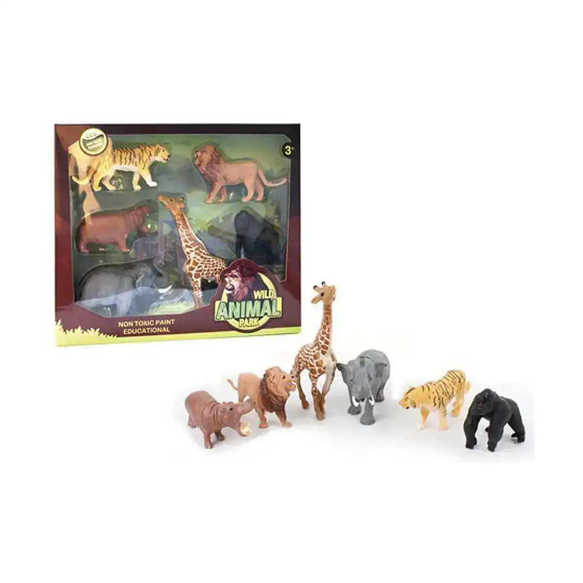 Set animaux sauvages pvc 6 pieces_3048. Bienvenue chez DIAYTAR COTE D'IVOIRE - Où Choisir est un Voyage. Plongez dans notre plateforme en ligne pour trouver des produits qui ajoutent de la couleur et de la texture à votre quotidien.