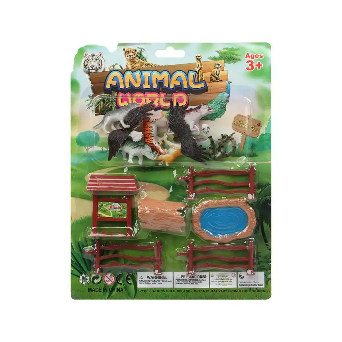 Set animaux sauvages_8638. DIAYTAR COTE D'IVOIRE - Où Choisir est un Acte de Création. Naviguez à travers notre plateforme et choisissez des produits qui complètent votre histoire personnelle.