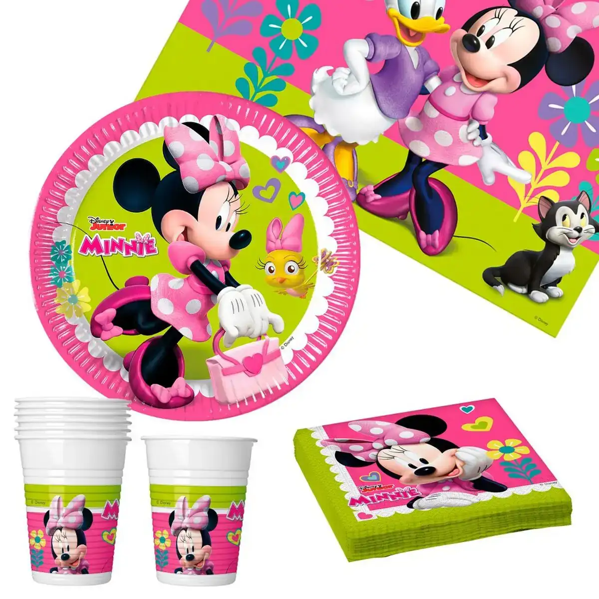 Set d articles de fete minnie mouse 37 pieces_3218. DIAYTAR COTE D'IVOIRE - Où Chaque Achat Raconte une Histoire. Explorez notre boutique en ligne et créez votre propre narration à travers notre diversité de produits, chacun portant une signification unique.