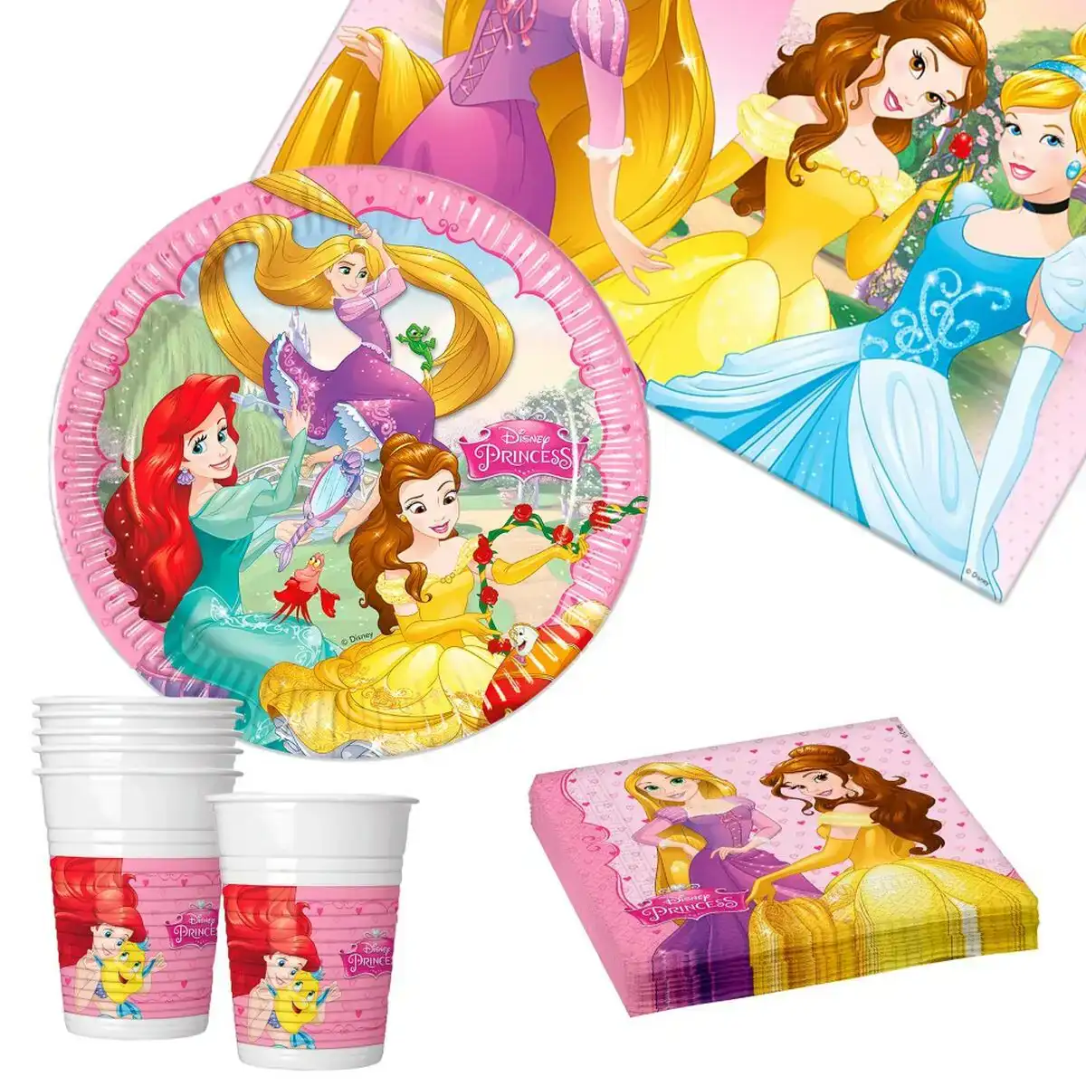 Set d articles de fete princesses disney 37 pieces_9077. DIAYTAR COTE D'IVOIRE - L'Essence de la Tradition et de la Modernité réunies. Explorez notre plateforme en ligne pour trouver des produits authentiques du Côte d'Ivoire, tout en découvrant les dernières tendances du monde moderne.