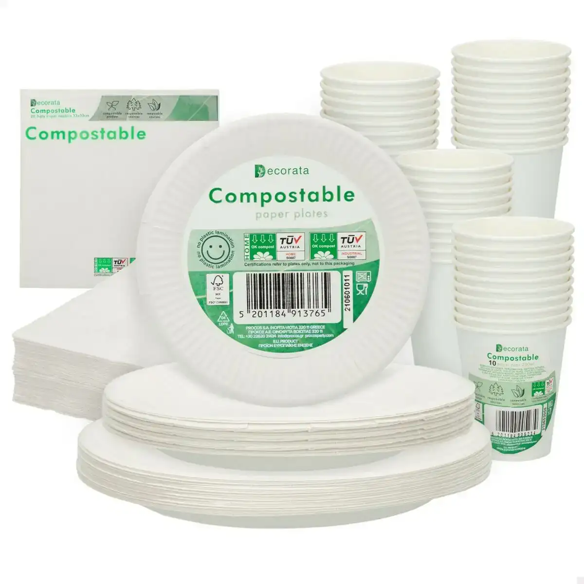 Set d articles de fete procos blanc 180 pieces _5979. Entrez dans le Monde de DIAYTAR COTE D'IVOIRE - Où la Satisfaction est la Priorité. Explorez notre sélection pensée pour vous offrir une expérience de shopping qui va au-delà de vos attentes.