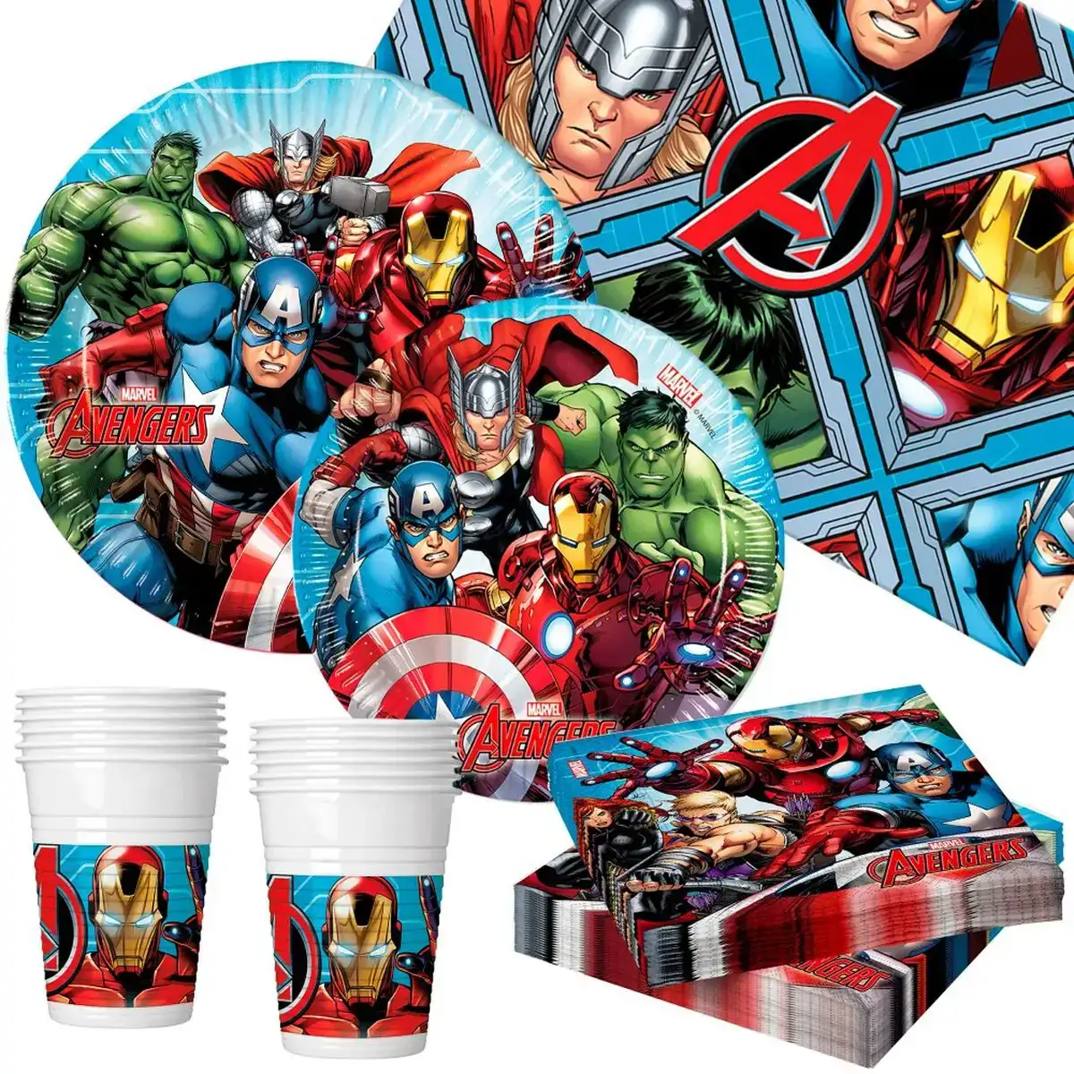 Set d articles de fete the avengers 89 pieces_5323. Bienvenue chez DIAYTAR COTE D'IVOIRE - Où Chaque Produit a son Histoire. Plongez dans notre sélection diversifiée et découvrez des articles qui racontent le riche patrimoine sénégalais.