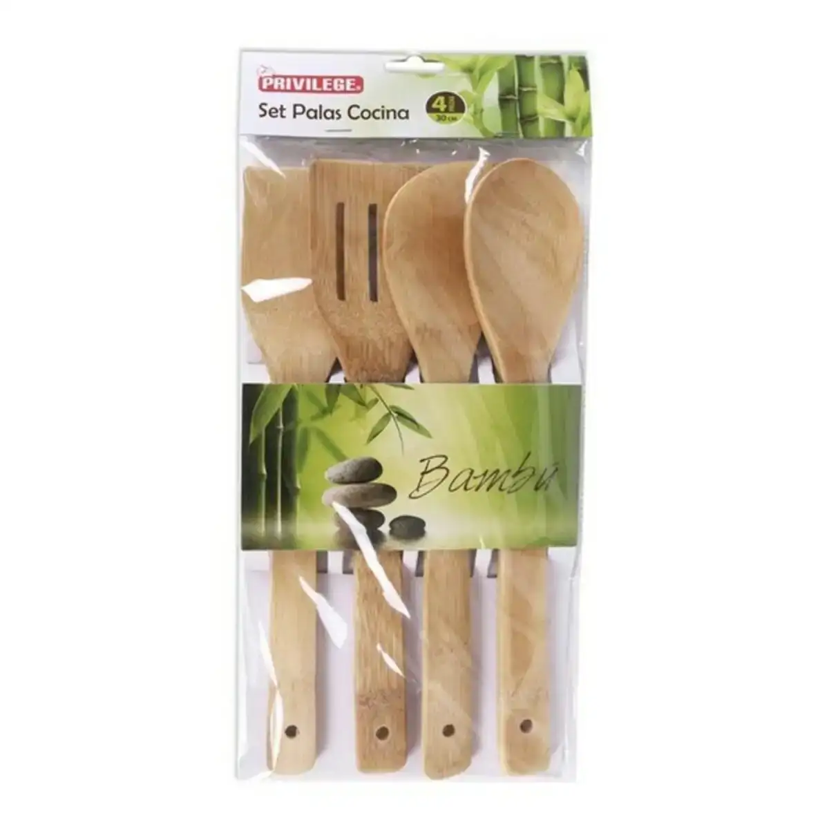 Set d ustensiles de cuisine privilege bambou 4 pcs _4024. DIAYTAR COTE D'IVOIRE - L'Art de Magasiner sans Limites. Naviguez à travers notre collection diversifiée pour trouver des produits qui élargiront vos horizons shopping.