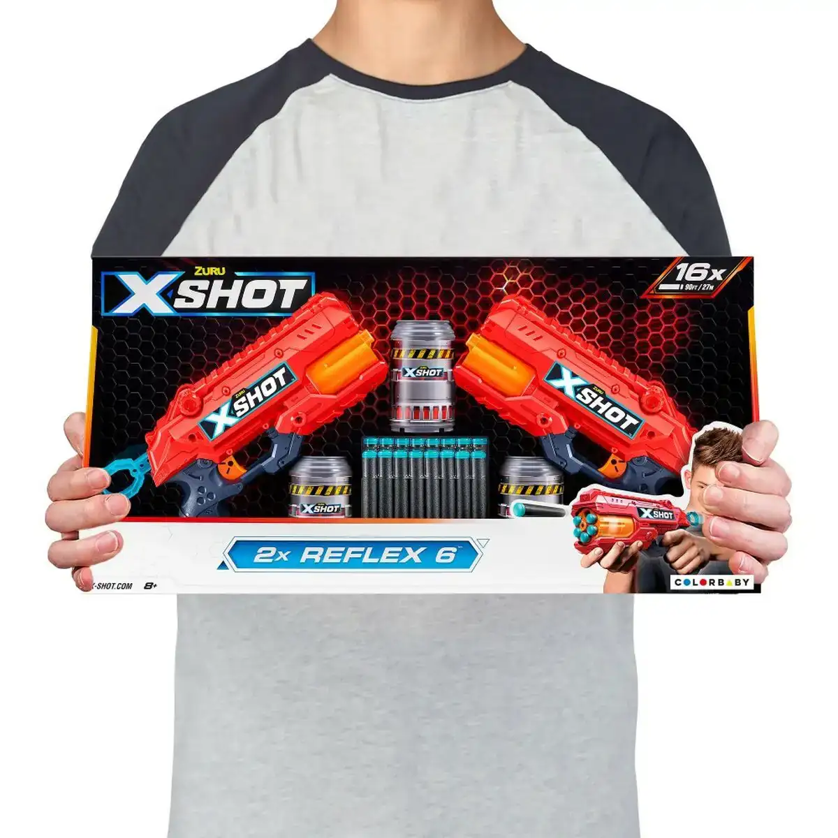 Set de 2 pistolets a flechettes zuru x shot reflex 6 28 5 x 17 x 5 5 cm 6 unites _2311. Entrez dans l'Univers de DIAYTAR COTE D'IVOIRE - Où le Choix Rencontre l'Authenticité. Explorez nos rayons virtuels et trouvez des produits qui incarnent la richesse de notre culture.
