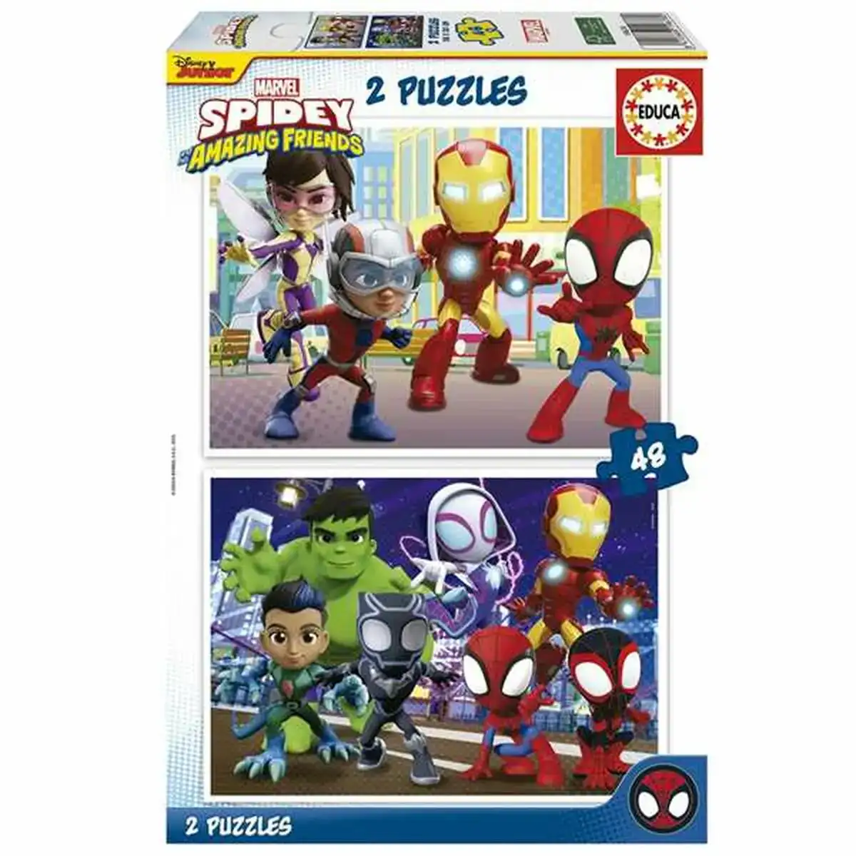 Set de 2 puzzles educa spidey amazing friends_3103. DIAYTAR COTE D'IVOIRE - Votre Destination pour un Shopping Unique. Parcourez notre catalogue et trouvez des articles qui vous inspirent et vous édifient.
