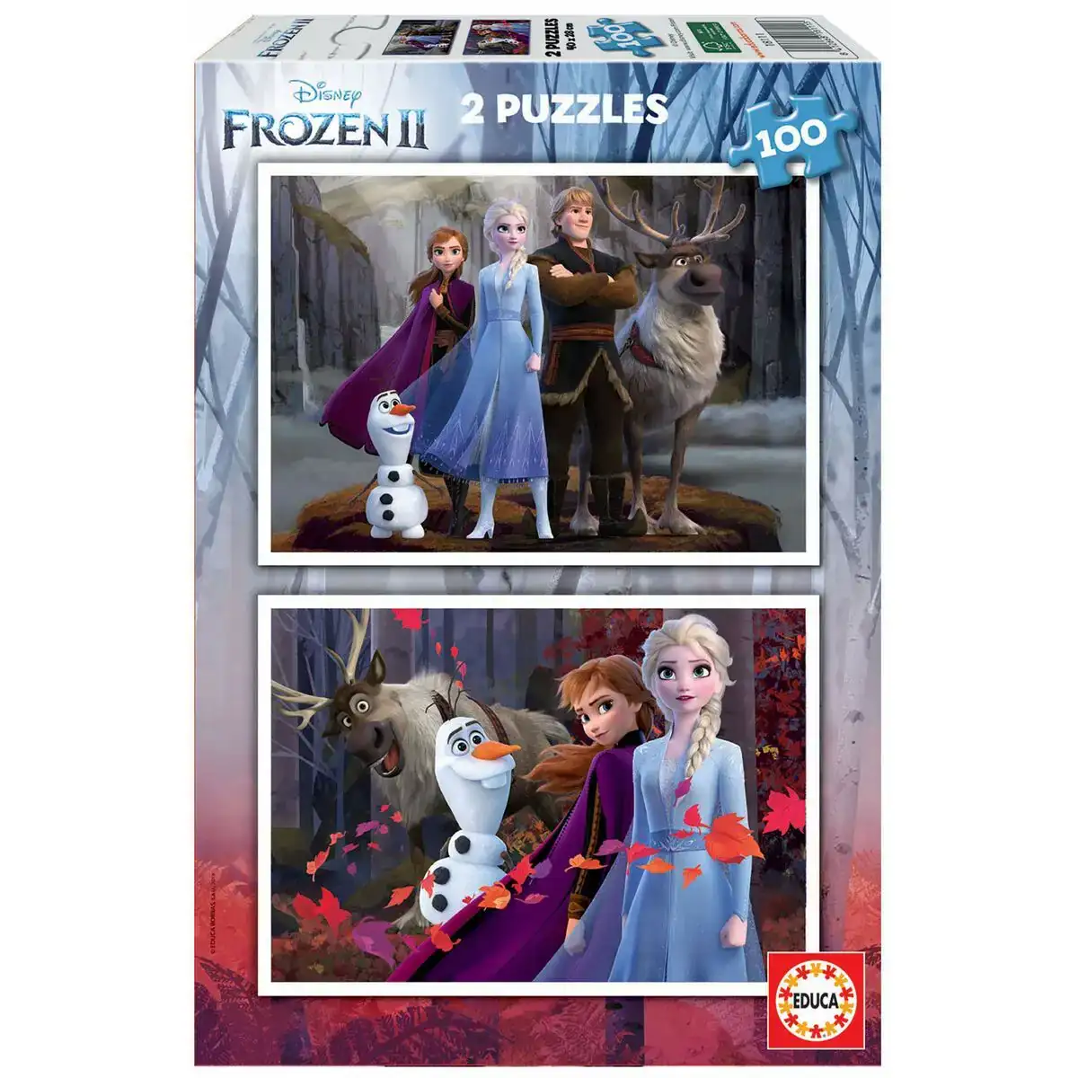 Set de 2 puzzles frozen believe 100 pieces 40 x 28 cm _9026. DIAYTAR COTE D'IVOIRE - Votre Compagnon Shopping, Votre Style Unique. Explorez notre boutique en ligne pour dénicher des trésors qui expriment qui vous êtes, de la mode à la maison.