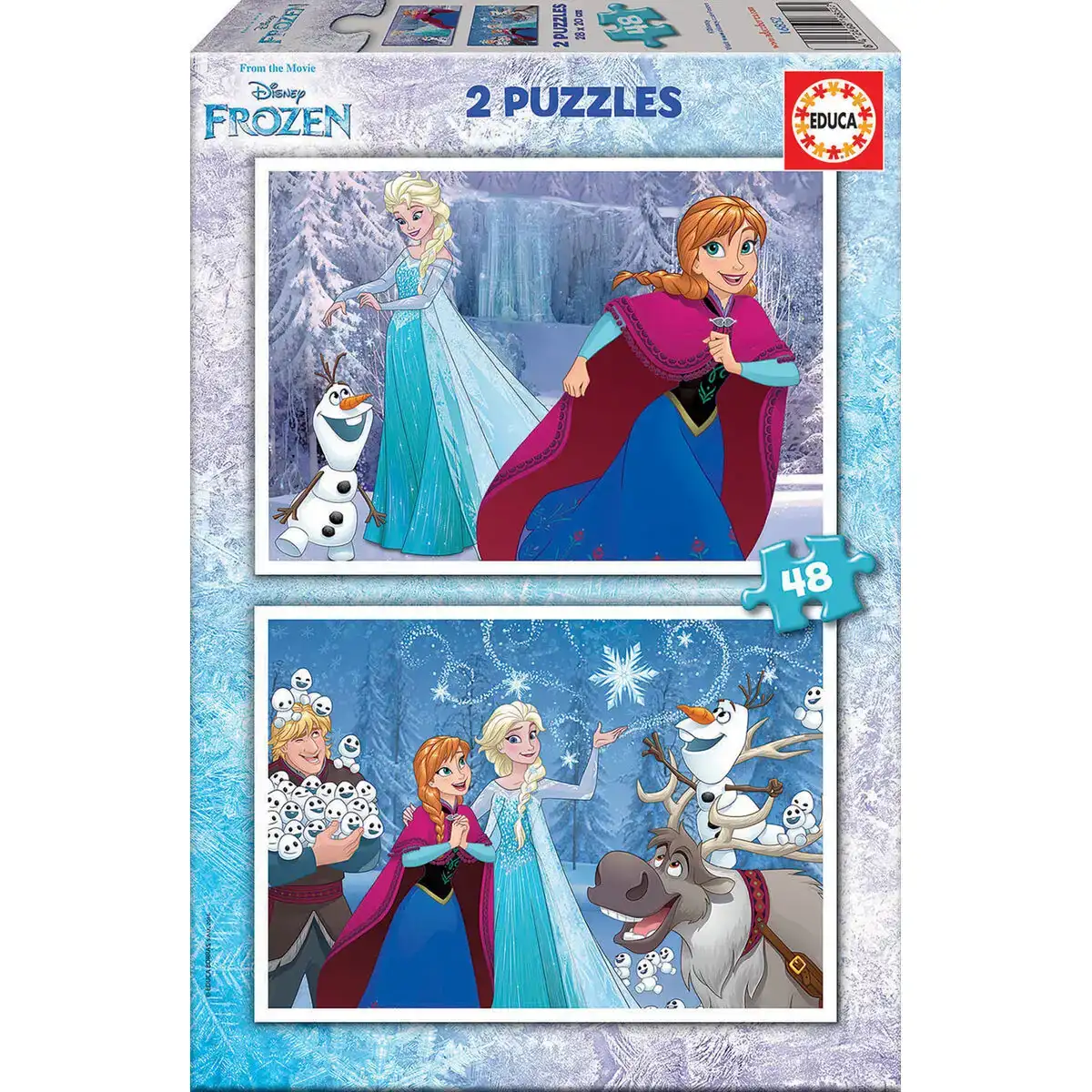 Set de 2 puzzles frozen believe 48 pieces 28 x 20 cm _3600. DIAYTAR COTE D'IVOIRE - Là où Vos Rêves Prendent Forme. Plongez dans notre catalogue diversifié et trouvez des produits qui enrichiront votre quotidien, du pratique à l'exceptionnel.