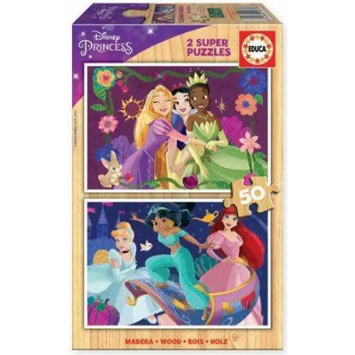 Set de 2 puzzles princesses disney 50 pieces_7809. DIAYTAR COTE D'IVOIRE - Votre Pass vers la Découverte. Explorez notre boutique en ligne et plongez dans un voyage à travers des produits authentiques et contemporains, tous réunis sous un même toit.