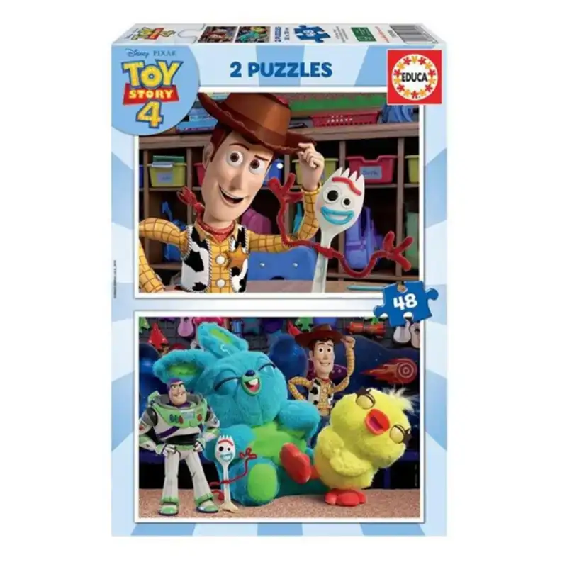 Set de 2 puzzles toy story ready to play 48 pieces 28 x 20 cm _2536. DIAYTAR COTE D'IVOIRE - Votre Boutique en Ligne, Votre Histoire. Explorez notre sélection et découvrez des produits qui reflètent votre parcours et vos aspirations, un achat à la fois.