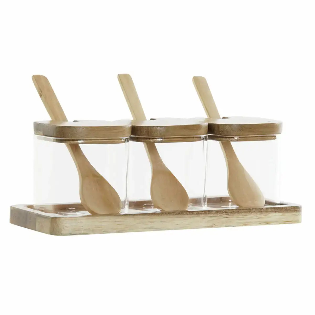 Set de 3 boites dkd home decor multicouleur transparent naturel 150 ml 20 5 x 8 x 1 5 cm_7776. DIAYTAR COTE D'IVOIRE - Là où la Tradition Devient Tendance. Naviguez à travers notre boutique en ligne et choisissez des produits qui allient l'authenticité au contemporain.