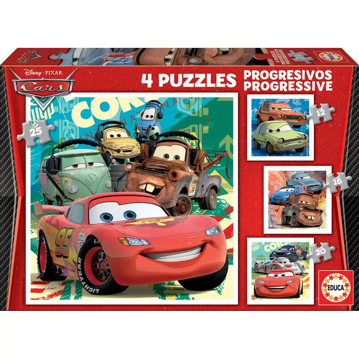 Set de 4 puzzles cars let s race 16 x 16 cm _7950. Bienvenue chez DIAYTAR COTE D'IVOIRE - Où Chaque Objet a sa Propre Histoire. Découvrez notre sélection soigneusement choisie et choisissez des produits qui racontent le patrimoine sénégalais.