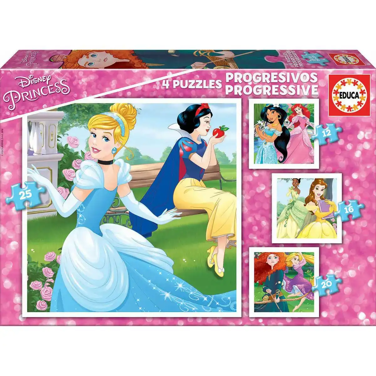 Set de 4 puzzles princesses disney magical 16 x 16 cm _1052. DIAYTAR COTE D'IVOIRE - Votre Destination pour un Shopping Unique. Parcourez notre catalogue et trouvez des articles qui expriment votre singularité et votre style.