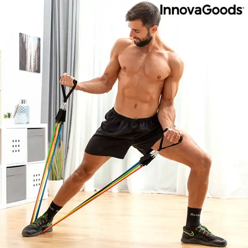 Set de bandes de resistance avec accessoires et guide d entrainement rebainer innovagoods reconditionne a _5259. DIAYTAR COTE D'IVOIRE - Votre Source d'Inspiration Shopping. Parcourez nos rayons et trouvez des articles qui vous inspirent, que ce soit pour votre style, votre maison ou votre vie quotidienne.