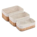 Set de basket confortime 3 pieces bambou_4701. Bienvenue chez DIAYTAR COTE D'IVOIRE - Où Chaque Article Est une Découverte. Naviguez à travers nos offres et laissez-vous surprendre par des trésors cachés qui enrichiront votre vie.