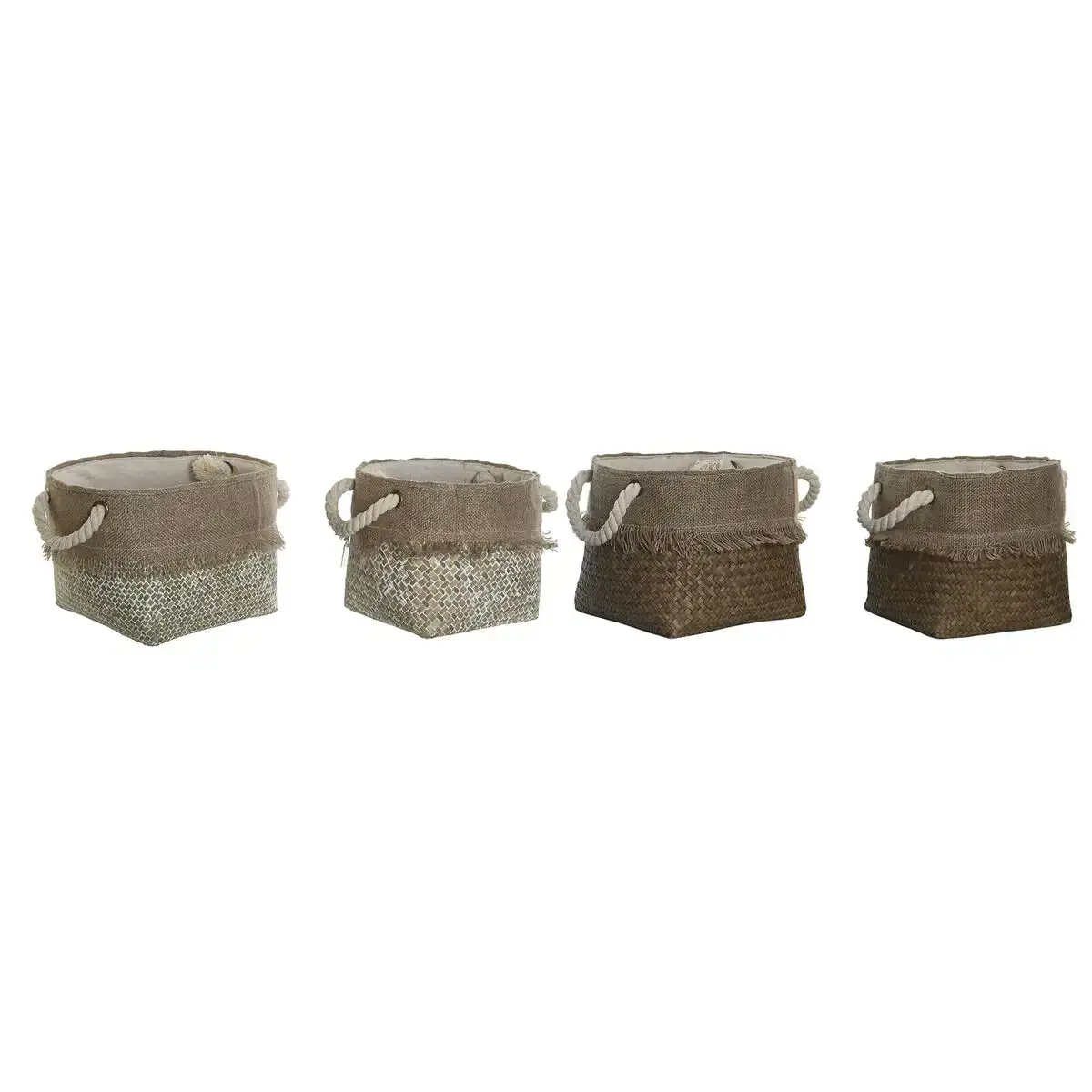 Set de basket dkd home decor 28 x 28 x 20 cm mediterraneen 2 unites _7064. DIAYTAR COTE D'IVOIRE - L'Art du Shopping Éclairé. Naviguez à travers notre plateforme intuitive et découvrez une variété d'articles soigneusement sélectionnés pour répondre à vos besoins et à vos envies.