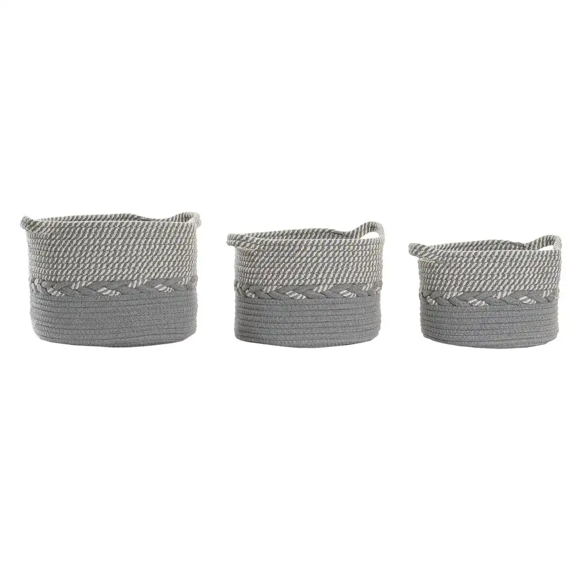 Set de basket dkd home decor 28 x 28 x 21 cm_8987. Entrez dans l'Univers de DIAYTAR COTE D'IVOIRE - Où Choisir est un Voyage. Explorez notre gamme diversifiée et trouvez des articles qui répondent à tous vos besoins et envies.