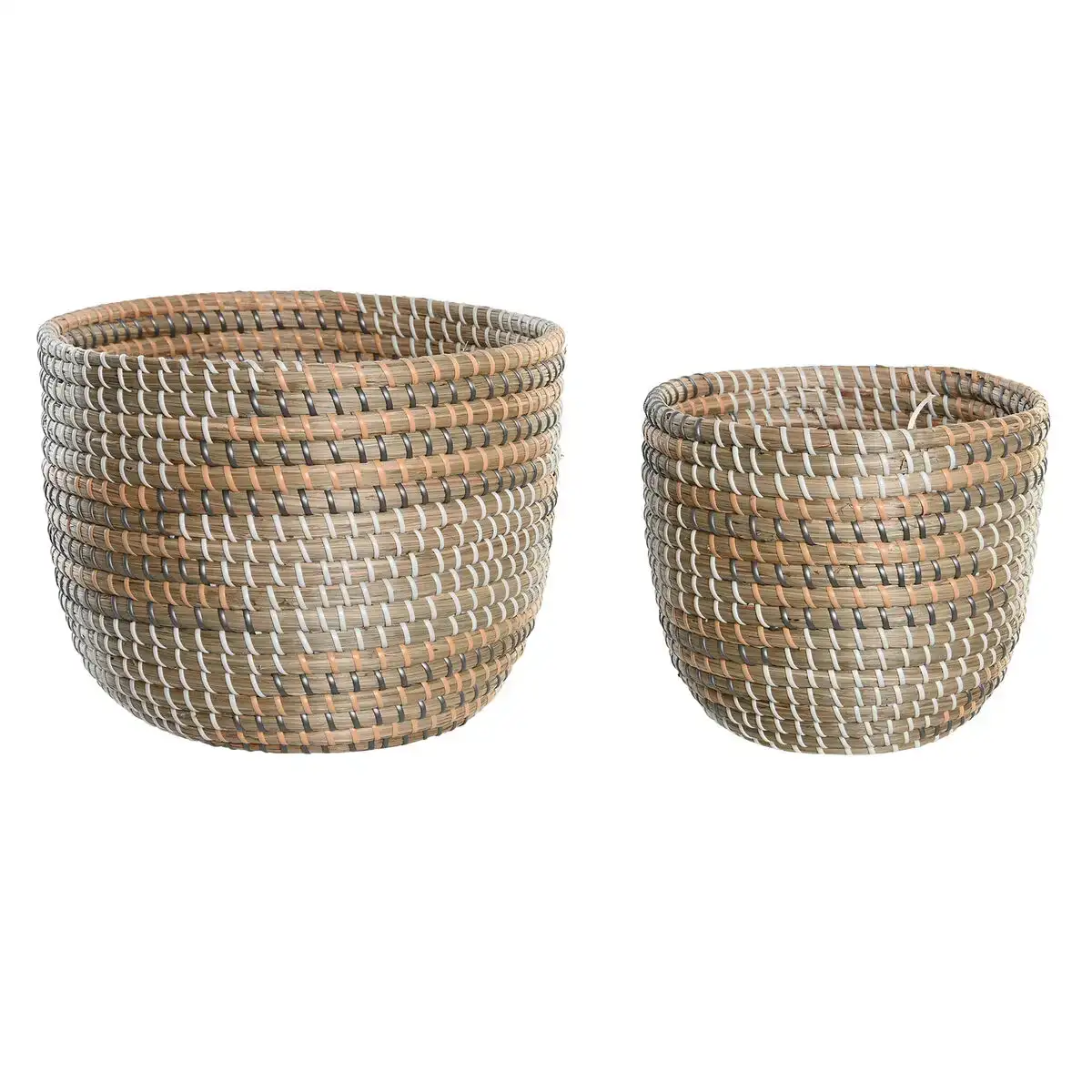 Set de basket dkd home decor 28 x 28 x 22 cm tropical herbier marin_7377. Bienvenue sur DIAYTAR COTE D'IVOIRE - Où Choisir est un Voyage Sensoriel. Plongez dans notre catalogue et trouvez des produits qui éveillent vos sens et embellissent votre quotidien.
