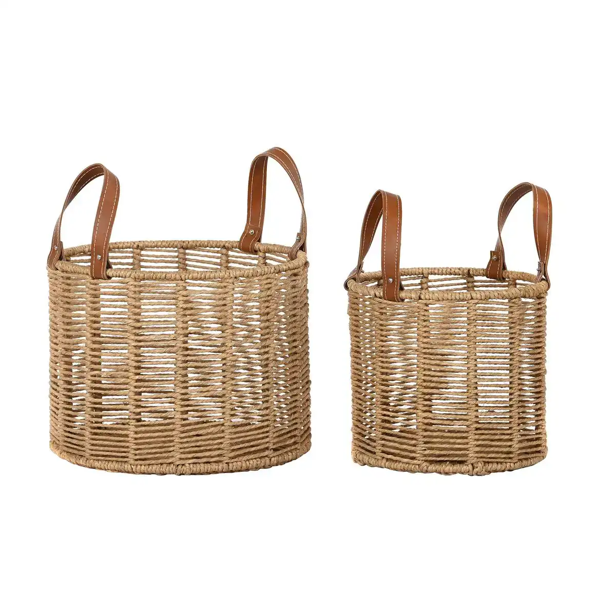 Set de basket dkd home decor 32 x 32 x 26 cm metal corde 32 x 32 x 39 cm boho_5262. DIAYTAR COTE D'IVOIRE - Où Choisir est un Acte d'Amour pour le Côte d'Ivoire. Explorez notre boutique en ligne et choisissez des articles qui célèbrent la culture et l'artisanat du pays.
