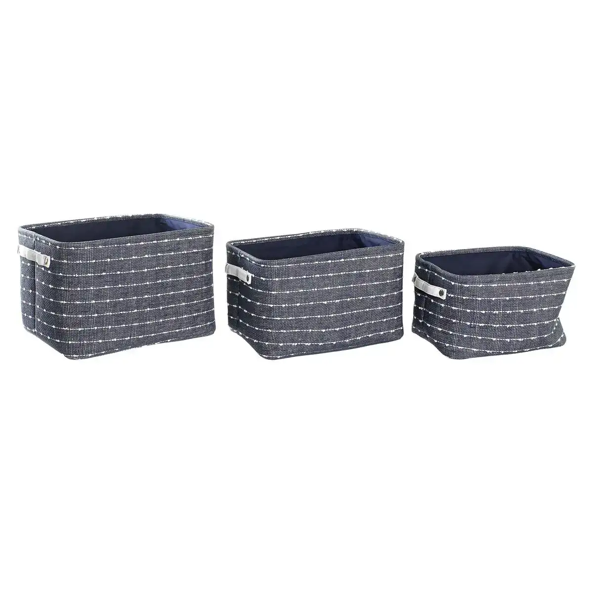 Set de basket dkd home decor 38 x 28 x 25 cm polyester_9757. DIAYTAR COTE D'IVOIRE - Votre Plateforme Shopping de Confiance. Naviguez à travers nos rayons et choisissez des produits fiables qui répondent à vos besoins quotidiens.