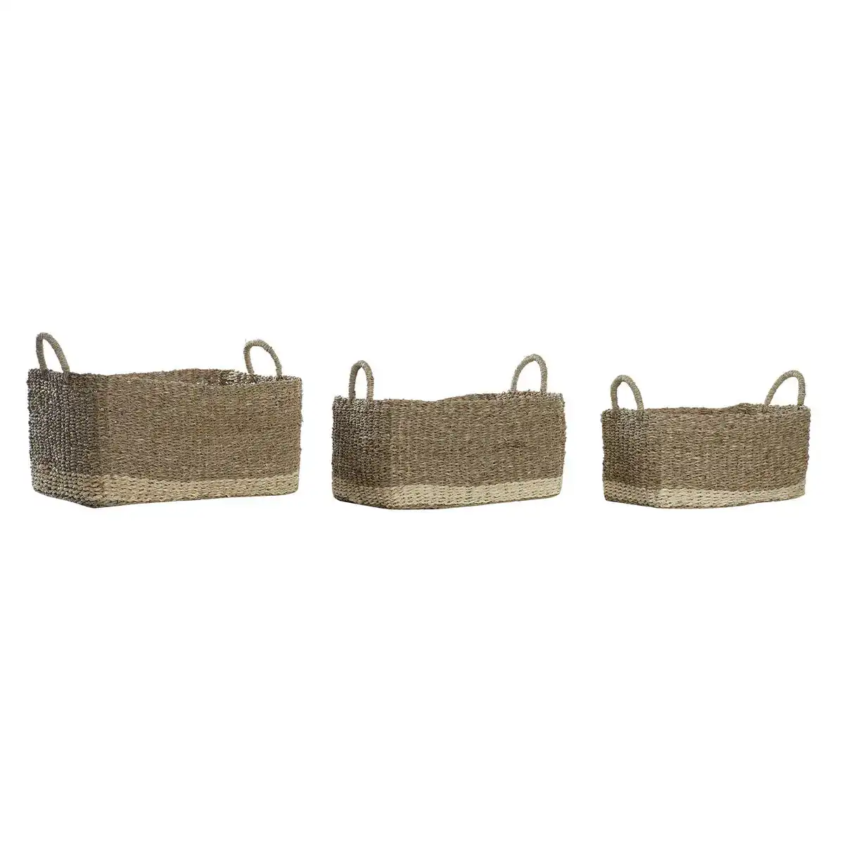 Set de basket dkd home decor 45 x 30 x 24 cm _8809. DIAYTAR COTE D'IVOIRE - Votre Destination pour un Shopping Éclairé. Parcourez notre boutique en ligne pour découvrir des produits de qualité qui embelliront votre quotidien.