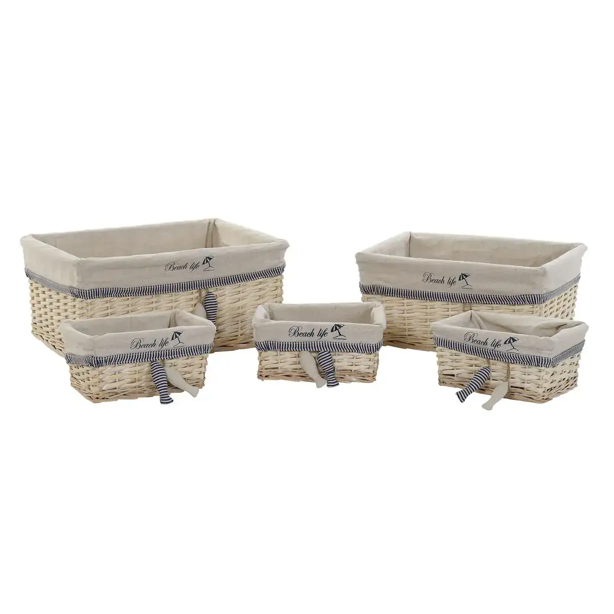 Set de basket dkd home decor 48 x 38 x 13 cm polyester spirales 5 unites _6573. Bienvenue sur DIAYTAR COTE D'IVOIRE - Où le Shopping est une Affaire Personnelle. Découvrez notre sélection et choisissez des produits qui reflètent votre unicité et votre individualité.