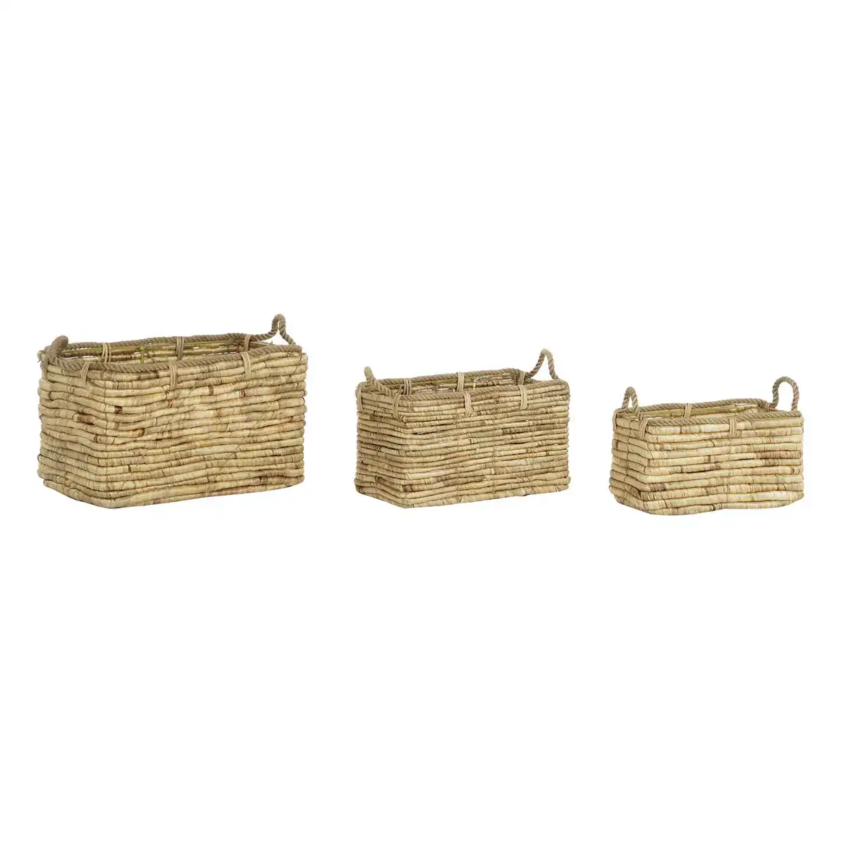 Set de basket dkd home decor 49 x 30 x 35 cm metal_4587. Bienvenue sur DIAYTAR COTE D'IVOIRE - Votre Fenêtre sur le Shopping Moderne. Parcourez notre boutique en ligne et découvrez des produits qui incarnent l'évolution du style et de la qualité.