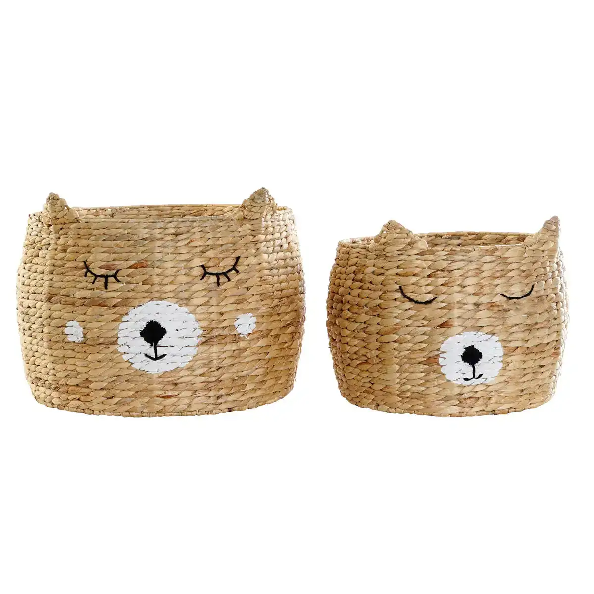 Set de basket dkd home decor 51 x 51 x 33 cm enfant ours_2100. Entrez dans l'Univers de DIAYTAR COTE D'IVOIRE - Où Chaque Produit a sa Place. Explorez nos rayons virtuels et choisissez des articles qui s'intègrent parfaitement à votre style de vie.