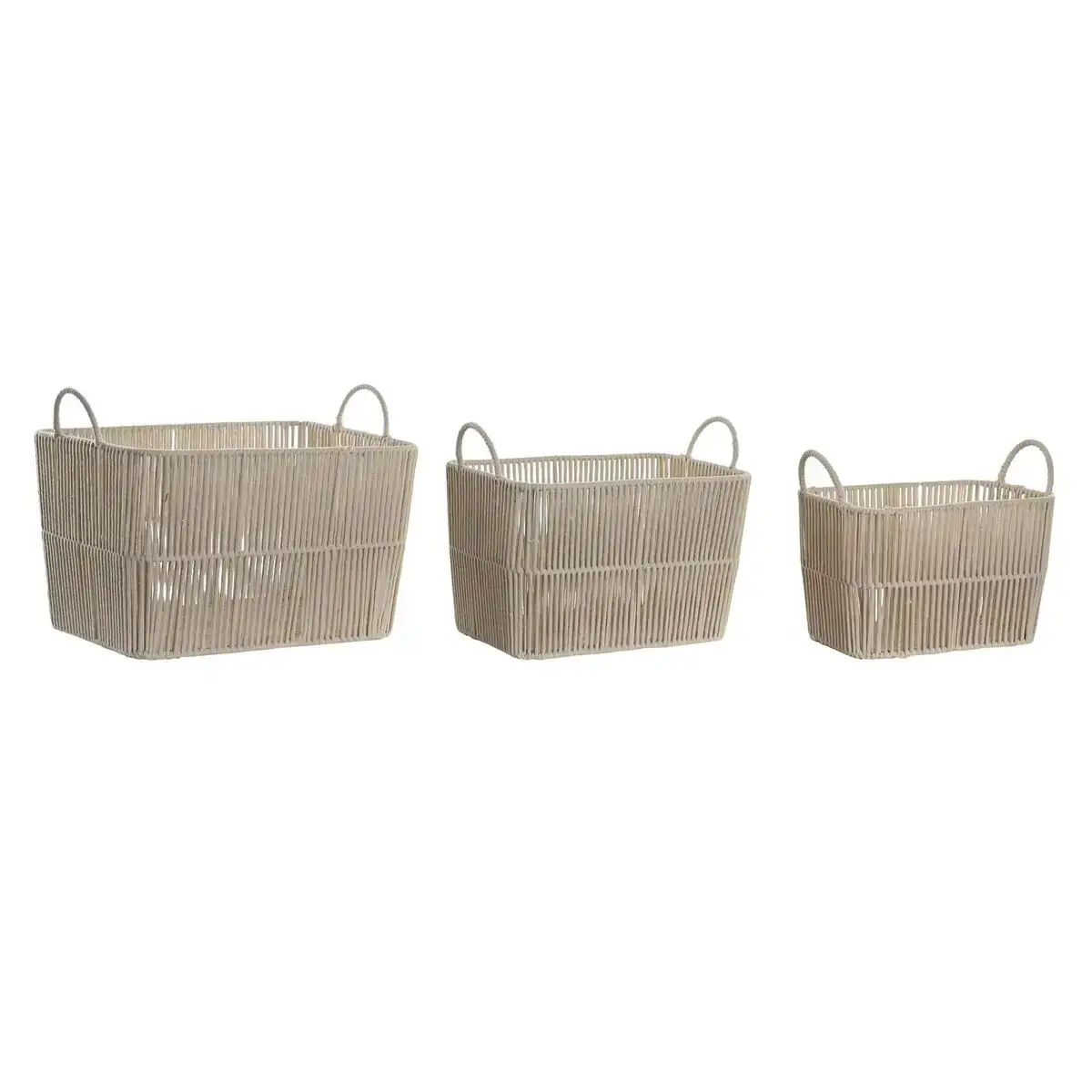 Set de basket dkd home decor beige metal coton 39 x 29 x 31 cm _1929. Bienvenue chez DIAYTAR COTE D'IVOIRE - Où Chaque Produit a son Âme. Découvrez notre gamme et choisissez des articles qui résonnent avec votre personnalité et vos valeurs.