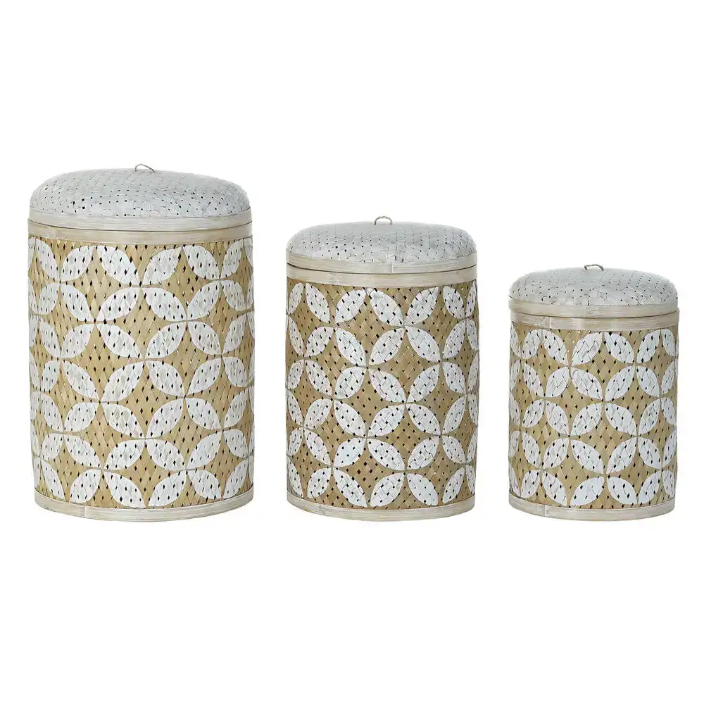 Set de basket dkd home decor beige multicouleur naturel bambou boho 40 x 40 x 59 cm 3 pieces _7234. DIAYTAR COTE D'IVOIRE - Votre Destination pour un Shopping Unique. Parcourez notre catalogue et trouvez des articles qui vous inspirent et vous édifient.