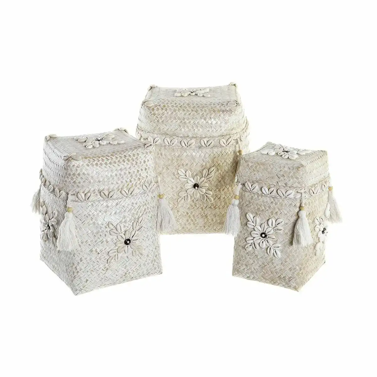 Set de basket dkd home decor blanc bambou coquillages 24 x 24 x 30 cm 3 pieces _1985. Entrez dans l'Univers de DIAYTAR COTE D'IVOIRE - Où Choisir est un Plaisir. Explorez notre catalogue diversifié et trouvez des articles qui reflètent vos goûts et votre personnalité.