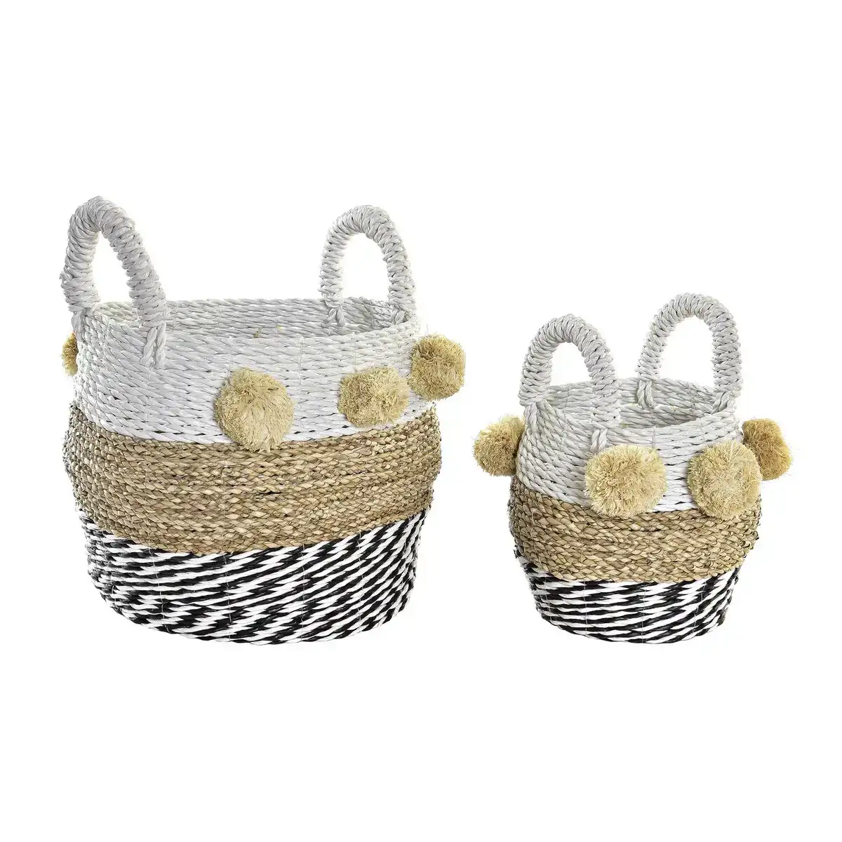 Set de basket dkd home decor colonial 34 x 33 x 26 cm _2857. Bienvenue chez DIAYTAR COTE D'IVOIRE - Où le Shopping Devient un Voyage. Explorez notre plateforme pour dénicher des produits uniques, racontant l'histoire et l'âme du Côte d'Ivoire.