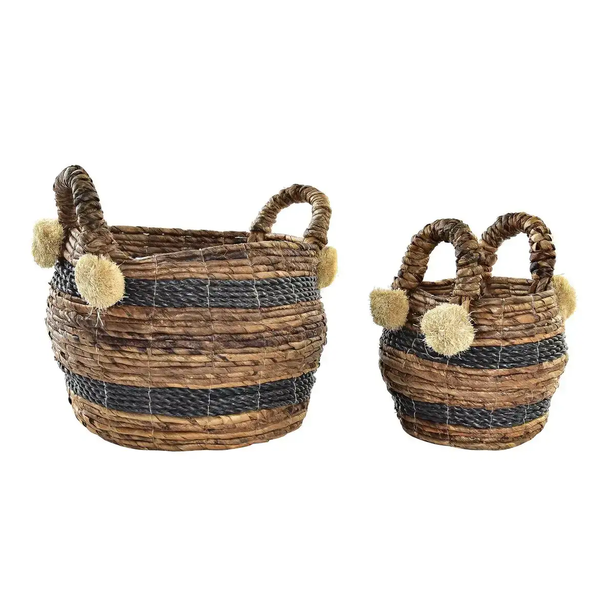 Set de basket dkd home decor colonial fibre 31 x 31 x 33 cm _3906. DIAYTAR COTE D'IVOIRE - L'Odyssée du Shopping à Votre Portée. Parcourez notre boutique en ligne et partez à la découverte d'articles qui rendront chaque jour spécial.