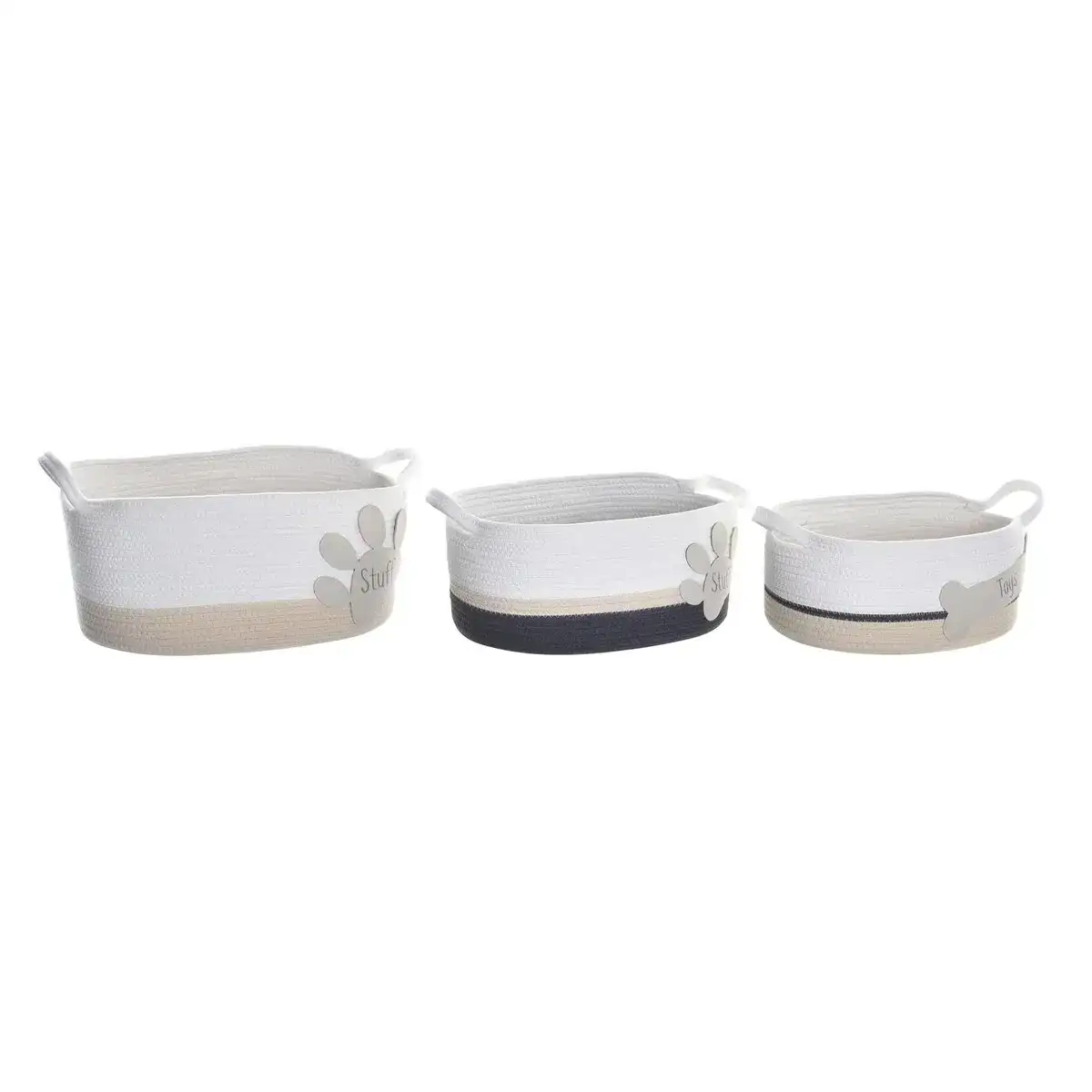 Set de basket dkd home decor coton 60 x 31 x 25 cm _2145. DIAYTAR COTE D'IVOIRE - Votre Boutique en Ligne, Votre Choix Illimité. Parcourez nos rayons et découvrez des produits qui vous inspirent, de la mode à la maison et bien plus.