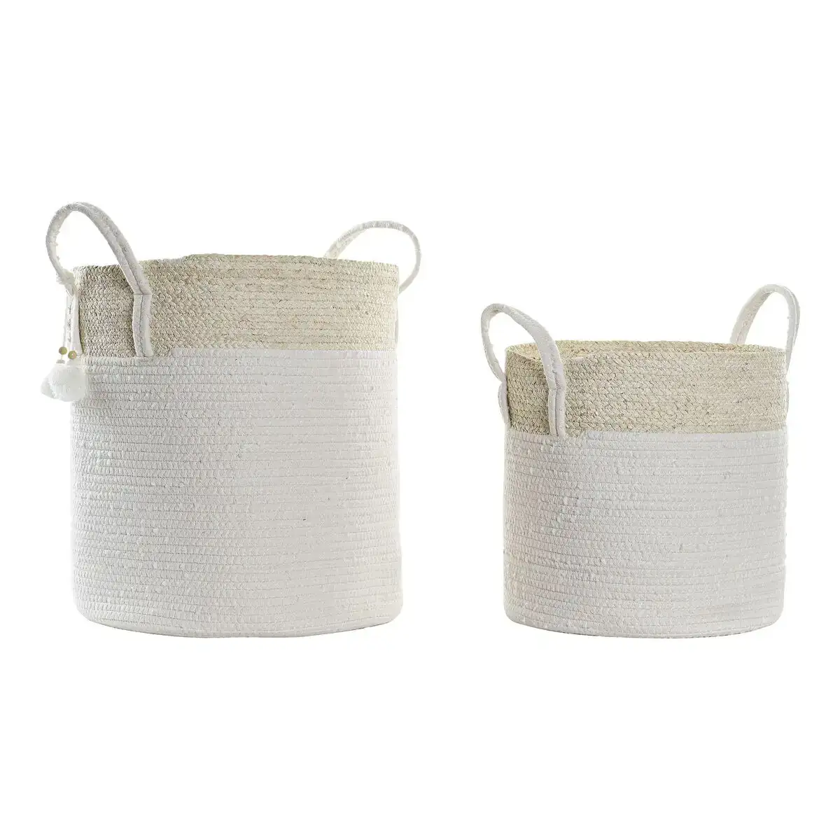 Set de basket dkd home decor coton fibre 38 x 38 x 42 cm _3544. Entrez dans l'Univers de DIAYTAR COTE D'IVOIRE - Où la Tradition S'unit à la Modernité. Explorez notre sélection pour trouver des produits qui allient héritage et innovation.