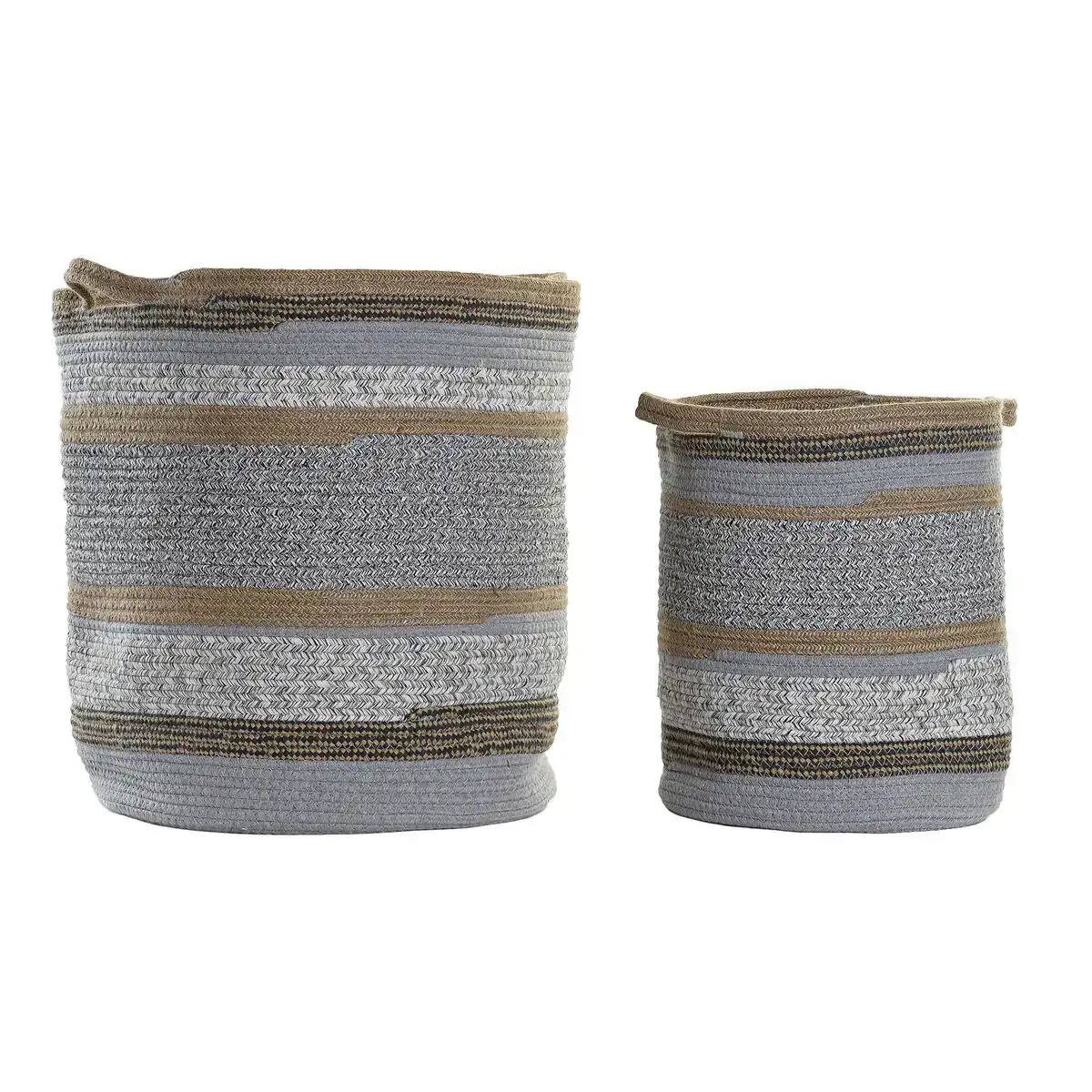 Set de basket dkd home decor coton jute 40 x 40 x 45 cm _3556. Bienvenue sur DIAYTAR COTE D'IVOIRE - Où Chaque Produit a son Histoire. Découvrez notre sélection unique et choisissez des articles qui racontent la richesse culturelle et artistique du Côte d'Ivoire.