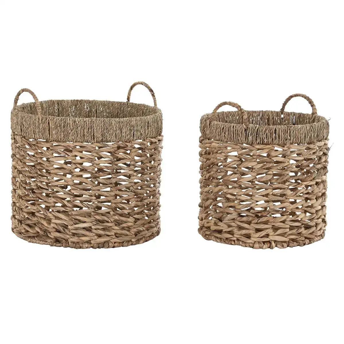 Set de basket dkd home decor fibre 43 x 43 x 43 cm _8552. DIAYTAR COTE D'IVOIRE - Là où le Shopping devient une Fête des Sens. Plongez dans notre univers et choisissez des produits qui éveillent votre goût pour l'esthétique et l'authenticité.