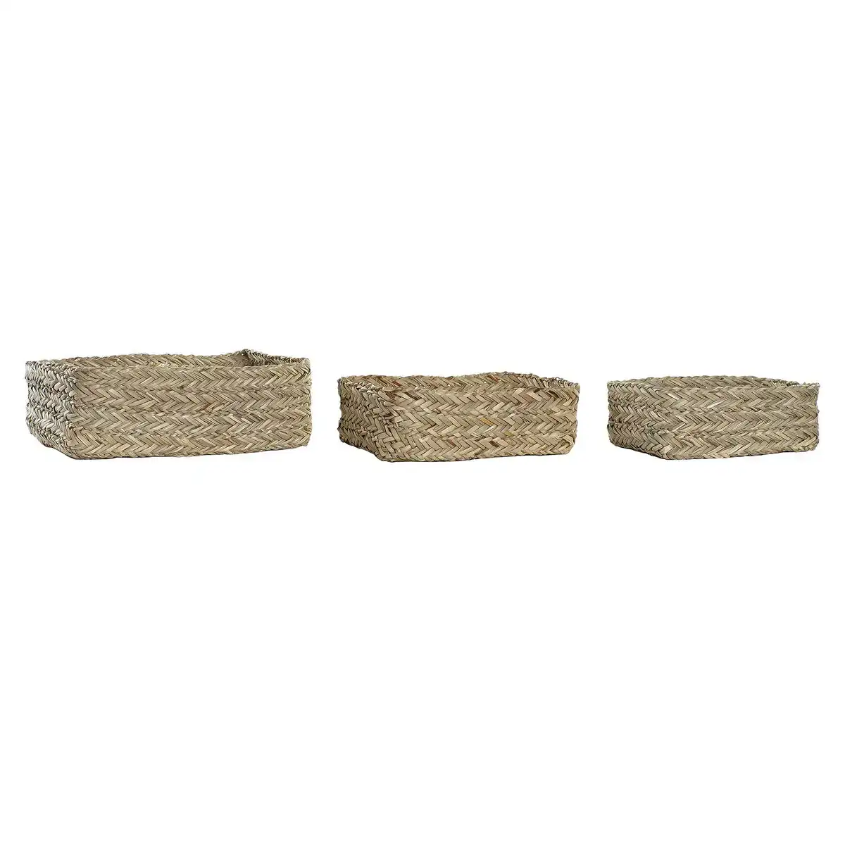 Set de basket dkd home decor fibre naturelle 39 x 24 x 15 cm _9906. Bienvenue chez DIAYTAR COTE D'IVOIRE - Où Chaque Objet a son Histoire. Découvrez notre sélection méticuleuse et choisissez des articles qui racontent l'âme du Côte d'Ivoire.
