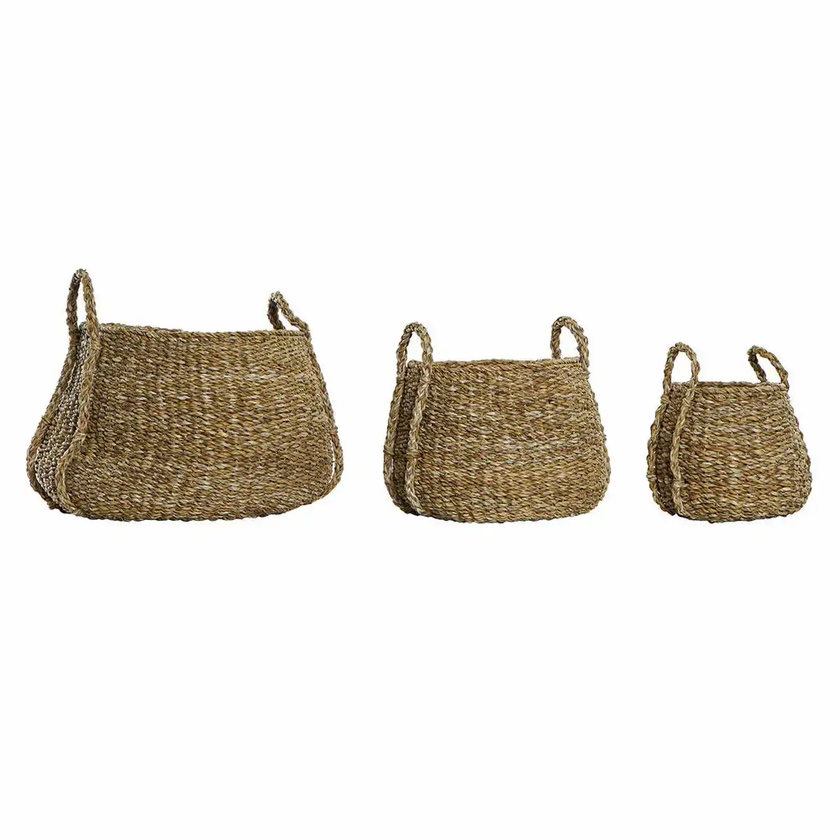 Set de basket dkd home decor marron fibre 3 pcs 45 x 45 x 30 cm _3519. DIAYTAR COTE D'IVOIRE - Votre Destination pour un Shopping Éclairé. Parcourez notre boutique en ligne pour découvrir des produits de qualité qui embelliront votre quotidien.