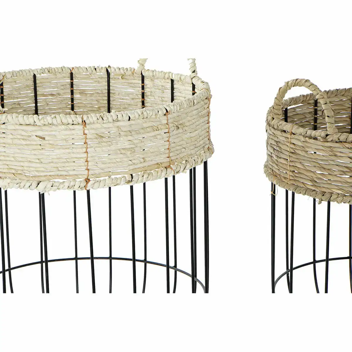 Set de basket dkd home decor metal fibre loft 2 pcs _7007. Plongez dans l'Expérience DIAYTAR COTE D'IVOIRE - Où Chaque Produit a une Histoire. Explorez notre boutique en ligne pour trouver des articles qui incarnent la passion et la créativité du Côte d'Ivoire.