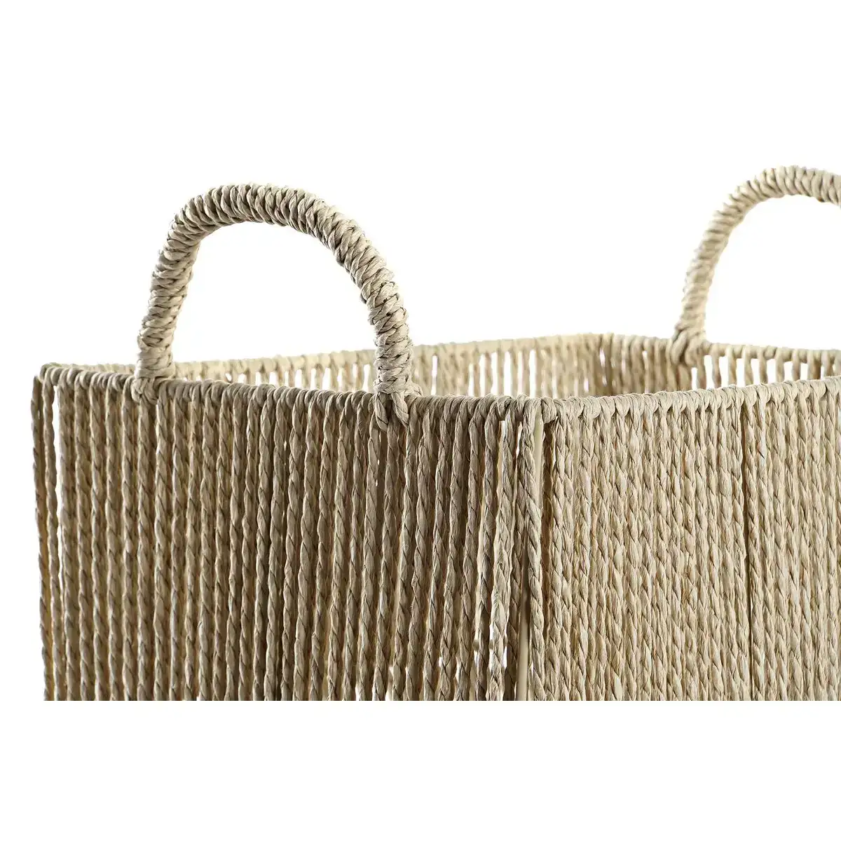 Set de basket dkd home decor metal fibre naturelle 40 x 30 x 25 cm _2346. Plongez dans le Monde de DIAYTAR COTE D'IVOIRE - Où Chaque Article Raconte une Histoire. Explorez notre vaste assortiment et choisissez des produits qui vous parlent et reflètent votre style unique.