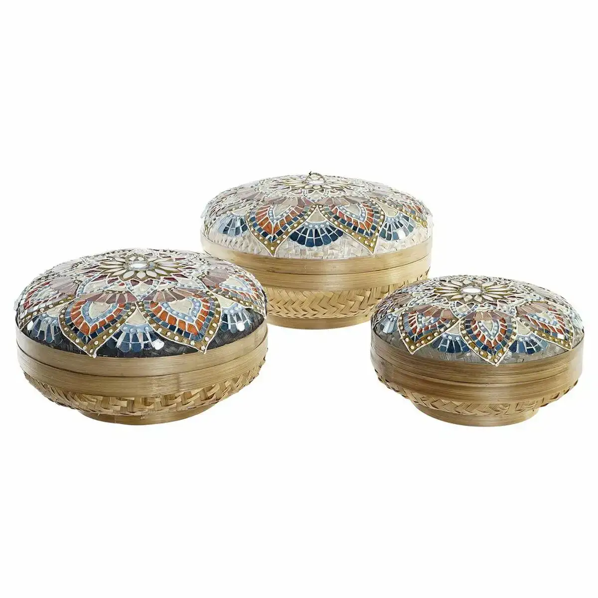 Set de basket dkd home decor multicouleur decoratif bambou 35 x 35 x 20 cm 3 pieces _9660. DIAYTAR COTE D'IVOIRE - Là où Chaque Produit a son Histoire. Découvrez notre gamme de produits, chacun portant en lui le récit de l'artisanat et de la passion, pour vous offrir une expérience de shopping authentique.