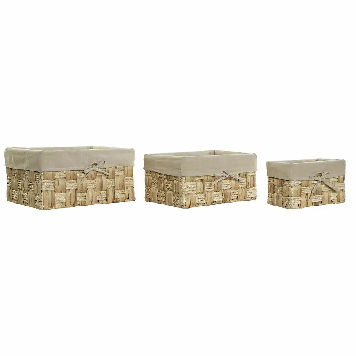 Set de basket dkd home decor naturel 40 x 30 x 20 cm boho_9972. DIAYTAR COTE D'IVOIRE - L'Art de Choisir, l'Art de Vivre. Parcourez notre boutique en ligne et découvrez des produits qui transforment chaque choix en une expérience enrichissante.