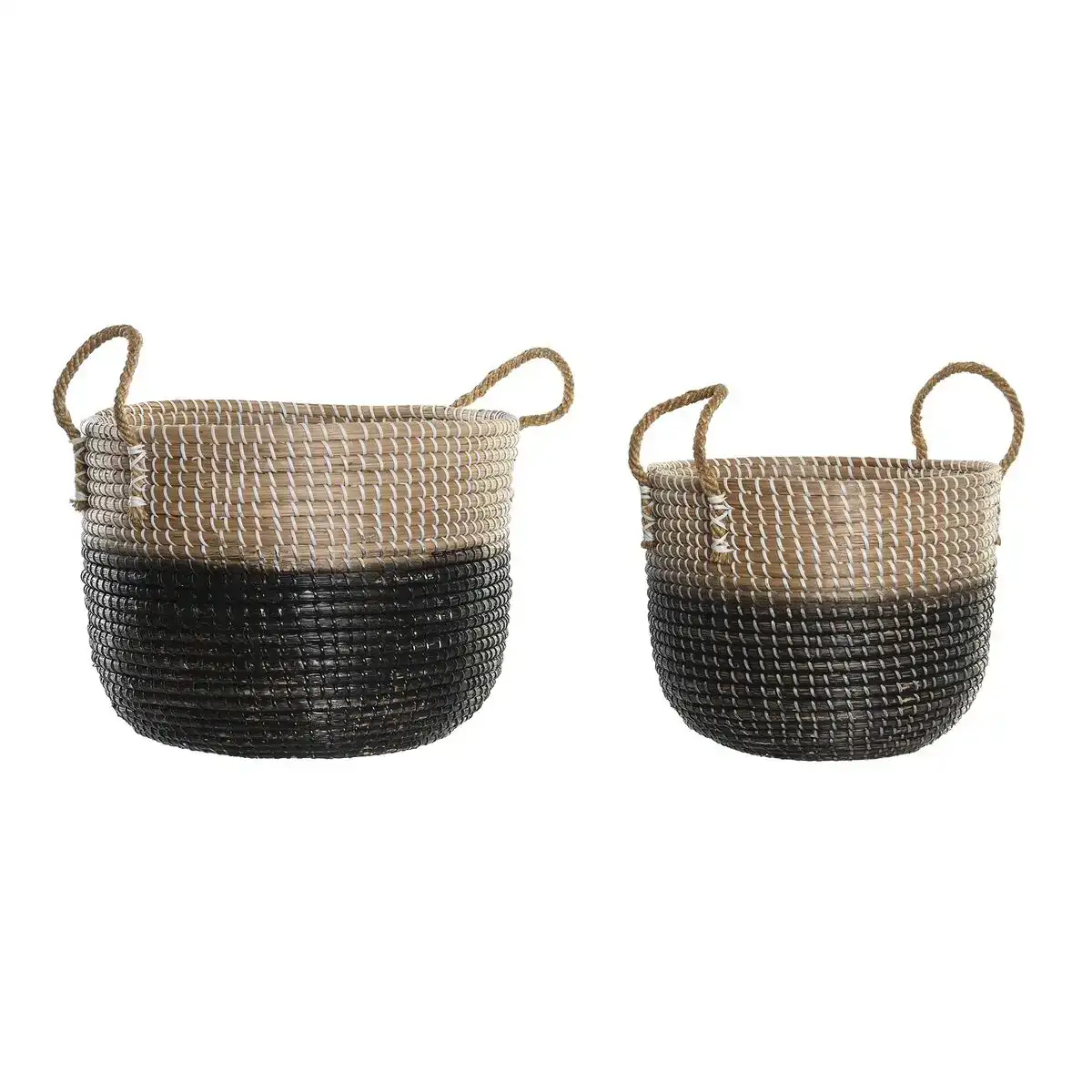 Set de basket dkd home decor naturel gris herbier marin 41 x 25 x 42 cm 2 pieces _3202. Bienvenue sur DIAYTAR COTE D'IVOIRE - Où l'Authenticité Rencontre le Confort. Plongez dans notre univers de produits qui allient tradition et commodité pour répondre à vos besoins.