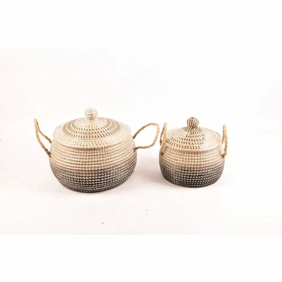 Set de basket dkd home decor naturel gris herbier marin 41 x 41 x 36 cm 2 pcs _8013. DIAYTAR COTE D'IVOIRE - Là où Chaque Produit Est une Trouvaille. Explorez notre sélection minutieuse et découvrez des articles qui correspondent à votre style de vie et à vos aspirations.
