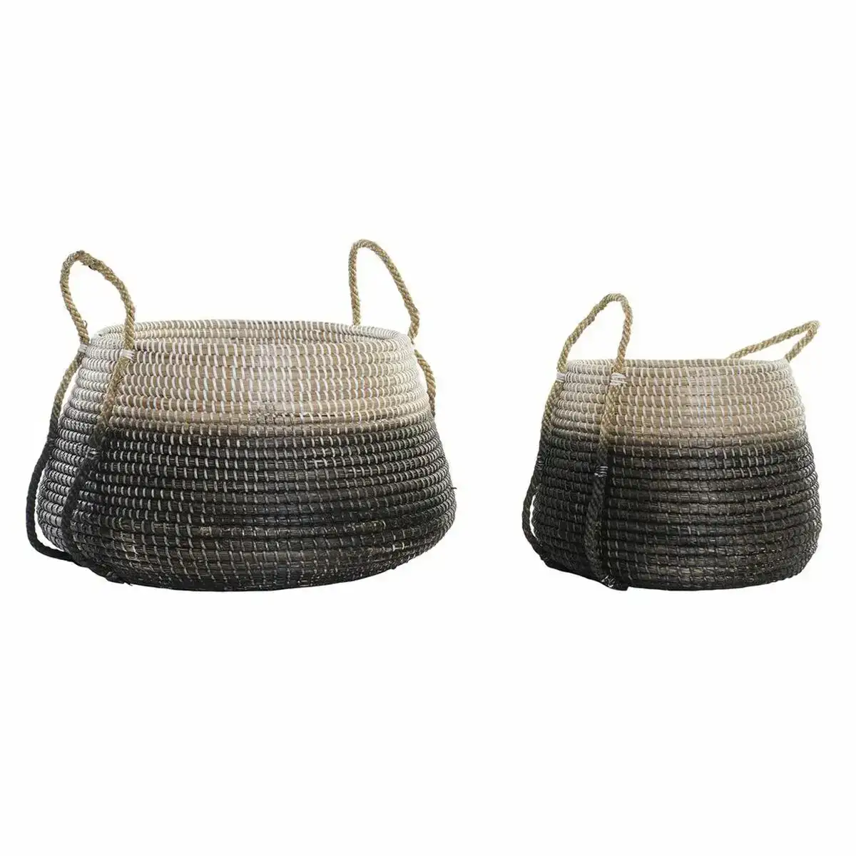 Set de basket dkd home decor naturel gris herbier marin 52 x 52 x 44 cm 2 pcs _9921. Bienvenue chez DIAYTAR COTE D'IVOIRE - Où le Shopping Devient une Aventure. Découvrez notre collection diversifiée et explorez des produits qui reflètent la diversité du Côte d'Ivoire.