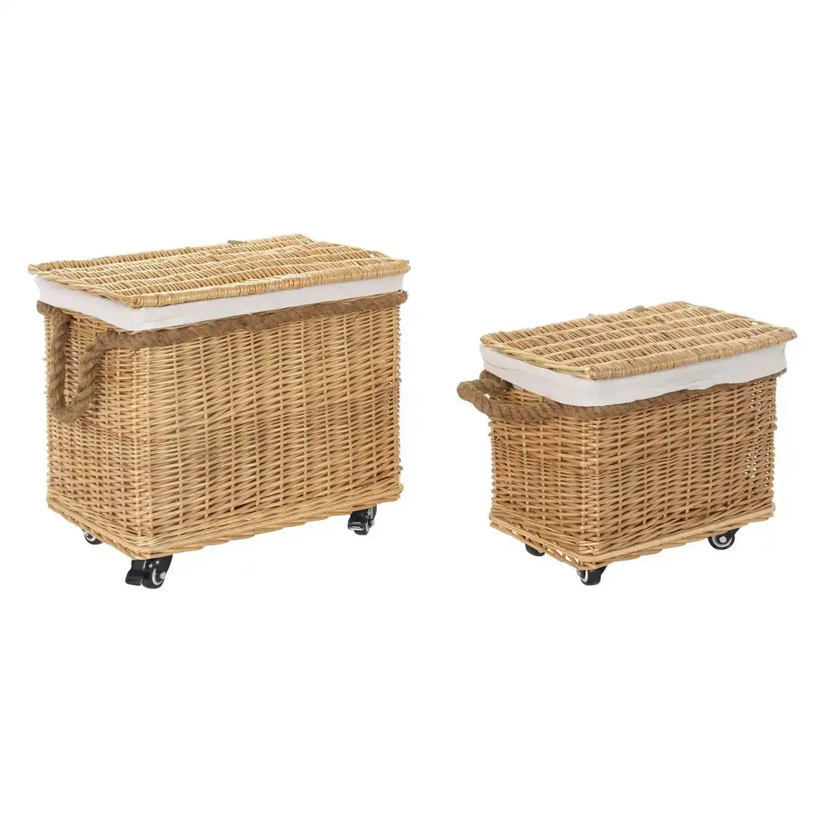 Set de basket dkd home decor osier 48 x 33 x 43 cm _3620. DIAYTAR COTE D'IVOIRE - Où Choisir Devient une Expression de Soi. Découvrez notre boutique en ligne et trouvez des articles qui révèlent votre personnalité et votre style.