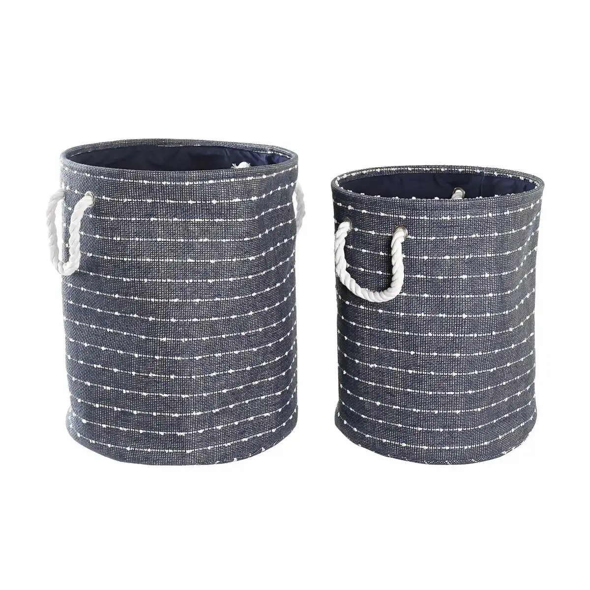 Set de basket dkd home decor polyester 38 x 38 x 47 cm _7330. Entrez dans le Monde de DIAYTAR COTE D'IVOIRE - Où la Satisfaction est la Priorité. Explorez notre sélection pensée pour vous offrir une expérience de shopping qui va au-delà de vos attentes.